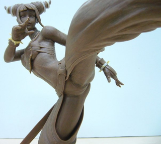 Illustration for article titled Super SFIV's Juri Looks Lovely In Resin